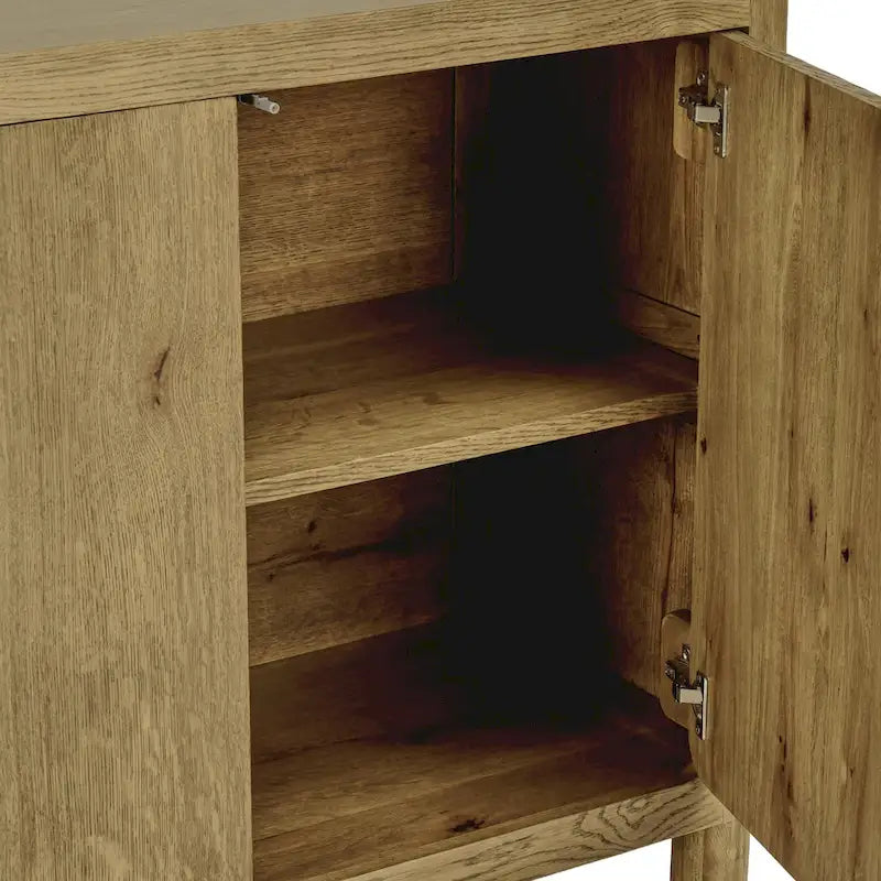 Buffet en chêne 4 portes - 80Lx22Px33H