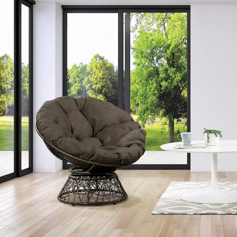 chaise en rotin tressé
