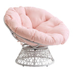 chaise en rotin tressé
