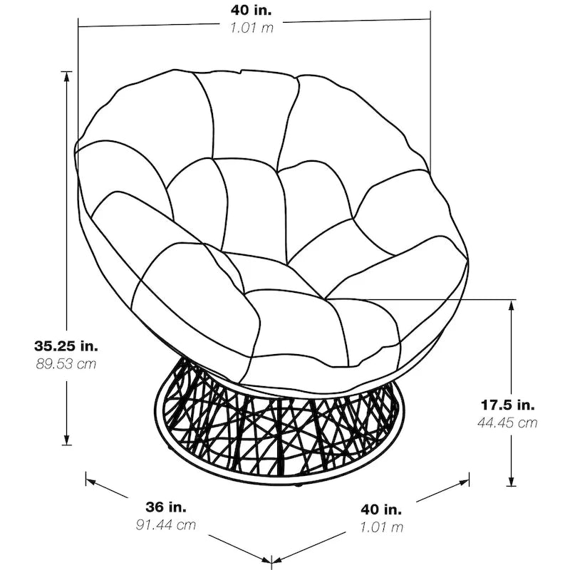 chaise en rotin tressé