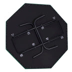 Table de poker octogonale pliable 48 po pour 8 personnes avec porte-gobelets