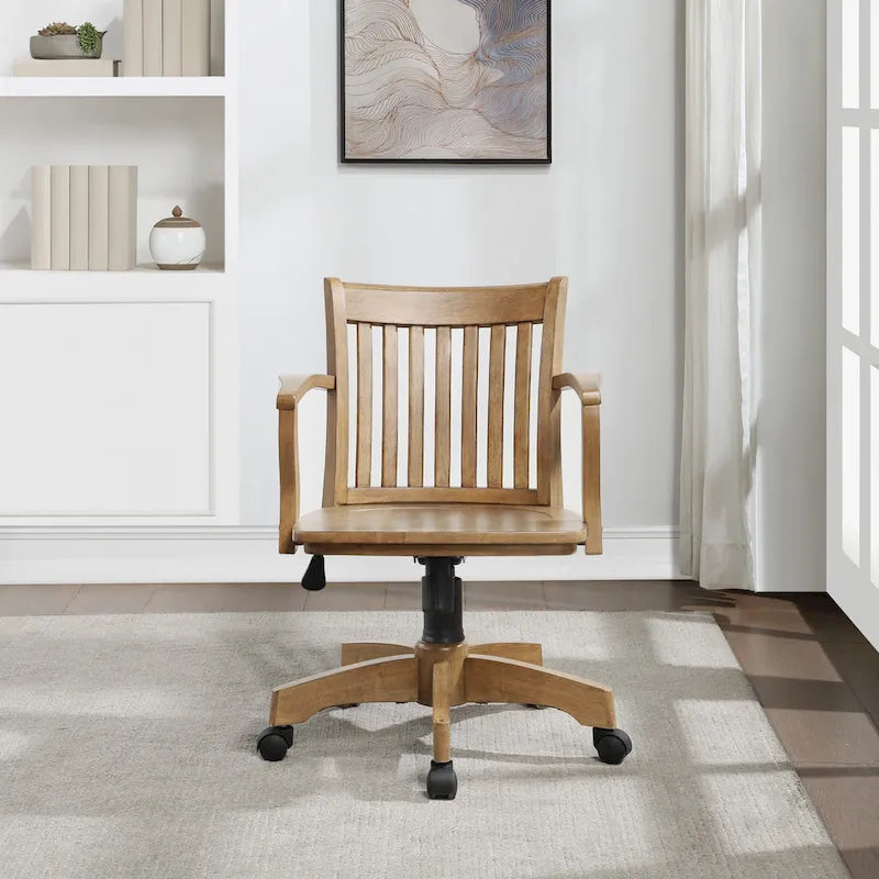 Deluxe Wood Bankers Chair