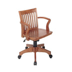 Chaise de banquier de luxe en bois