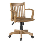 Chaise de banquier de luxe en bois