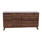 Bahut de 60 po avec 4 portes à fermeture amortie et étagères réglables – 15,75P x 59,25L x 29,75H