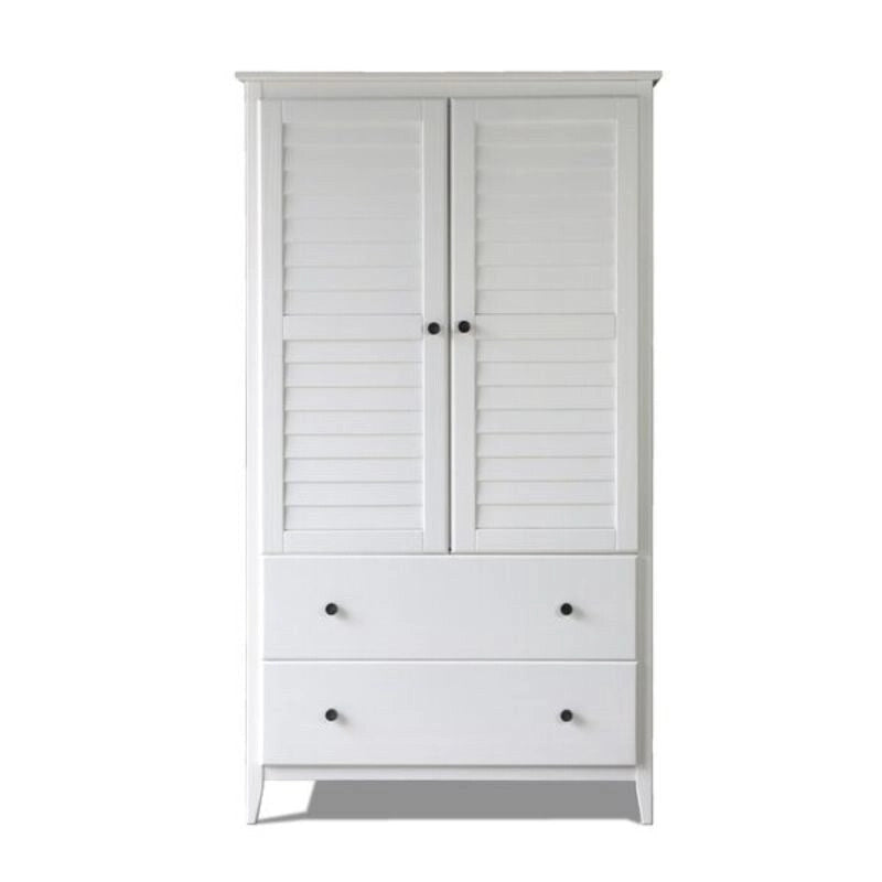 Armoire persienne en pin massif vieilli FarmHome