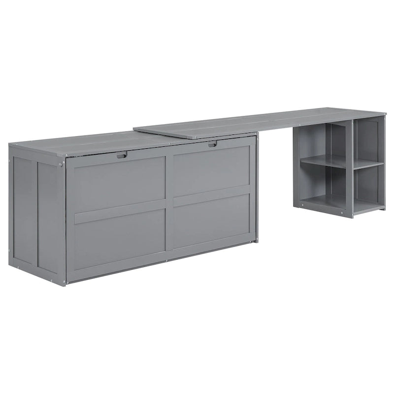 Lit avec une table rotative