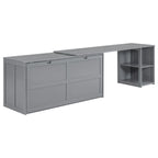 Lit avec une table rotative