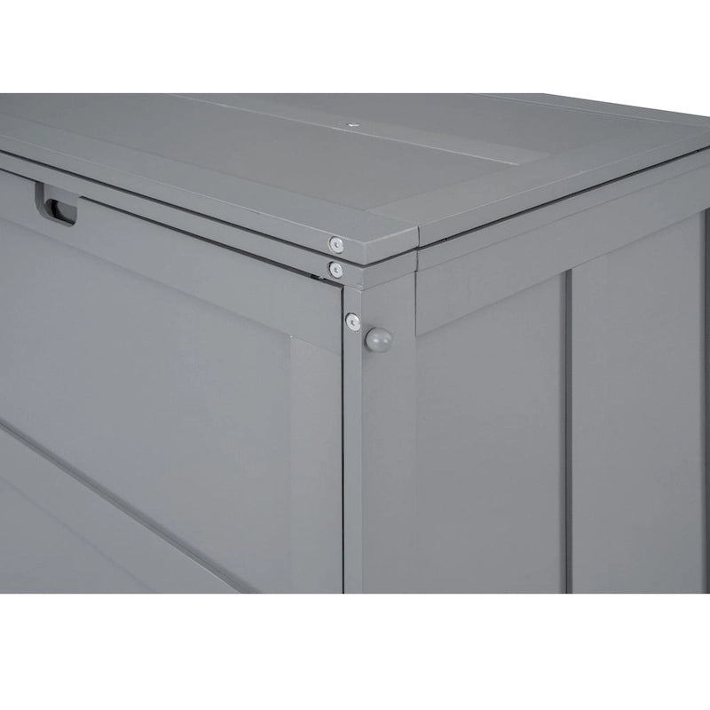 Lit avec une table rotative