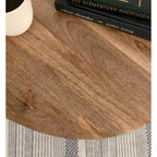 Table d'appoint ronde en bois