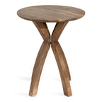 Table d'appoint ronde en bois