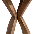 Table d'appoint ronde en bois