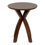 Table d'appoint ronde en bois