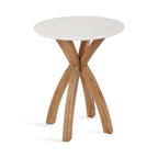 Table d'appoint ronde en bois