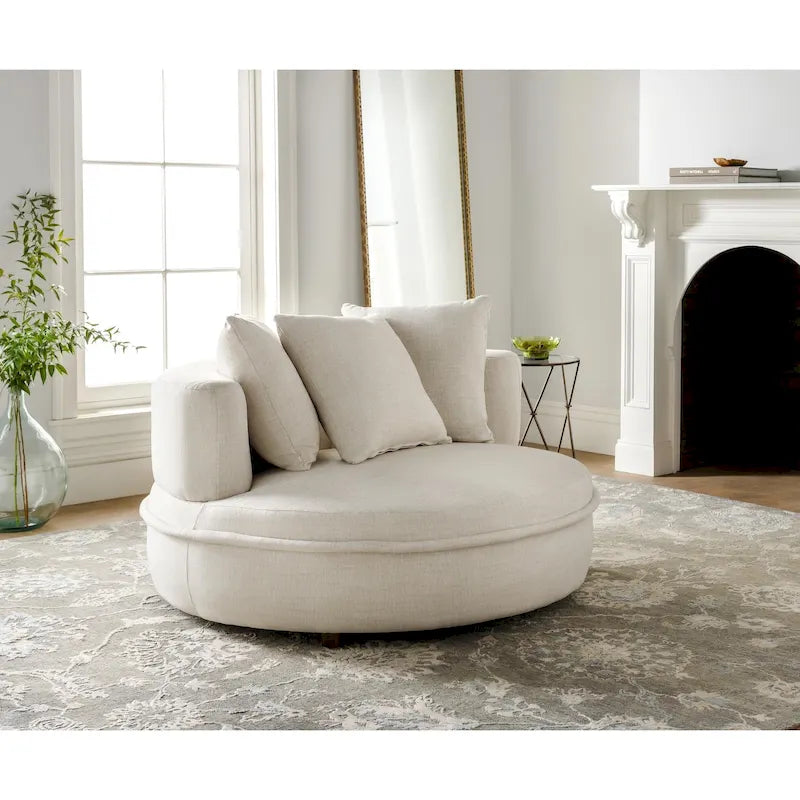 Fauteuil de salon rond moderne