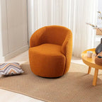 Fauteuil pivotant avec revêtement par poudre noir, bleu