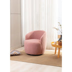 Fauteuil pivotant avec revêtement par poudre noir, bleu