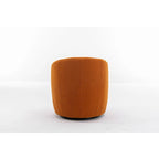 Fauteuil pivotant avec revêtement par poudre noir, bleu