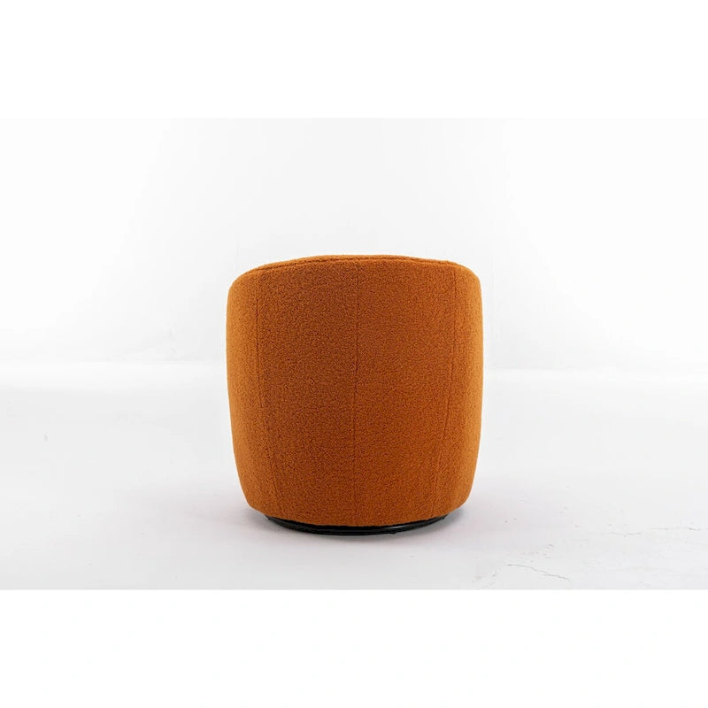 Fauteuil pivotant avec revêtement par poudre noir, bleu