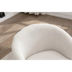 Fauteuil pivotant avec revêtement par poudre noir, bleu