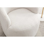 Fauteuil pivotant avec revêtement par poudre noir, bleu