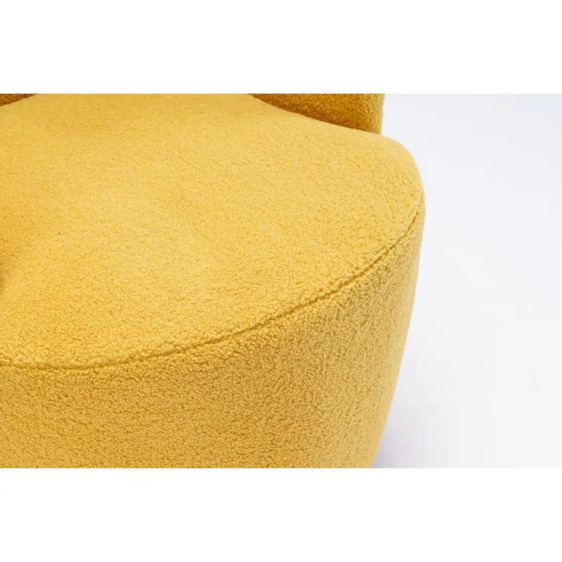 Fauteuil pivotant avec revêtement par poudre noir, bleu