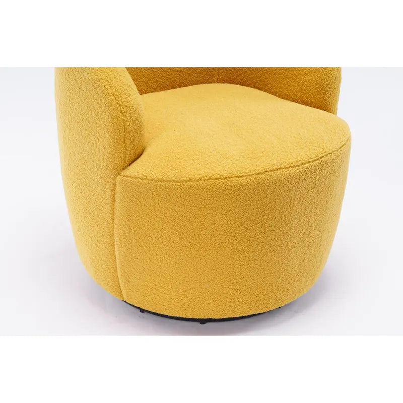 Fauteuil pivotant avec revêtement par poudre noir, bleu