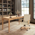 Bureaux et chaises pivotants en cuir de vachette pleine fleur, style ferme moderne