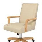 Bureaux et chaises pivotants en cuir de vachette pleine fleur, style ferme moderne