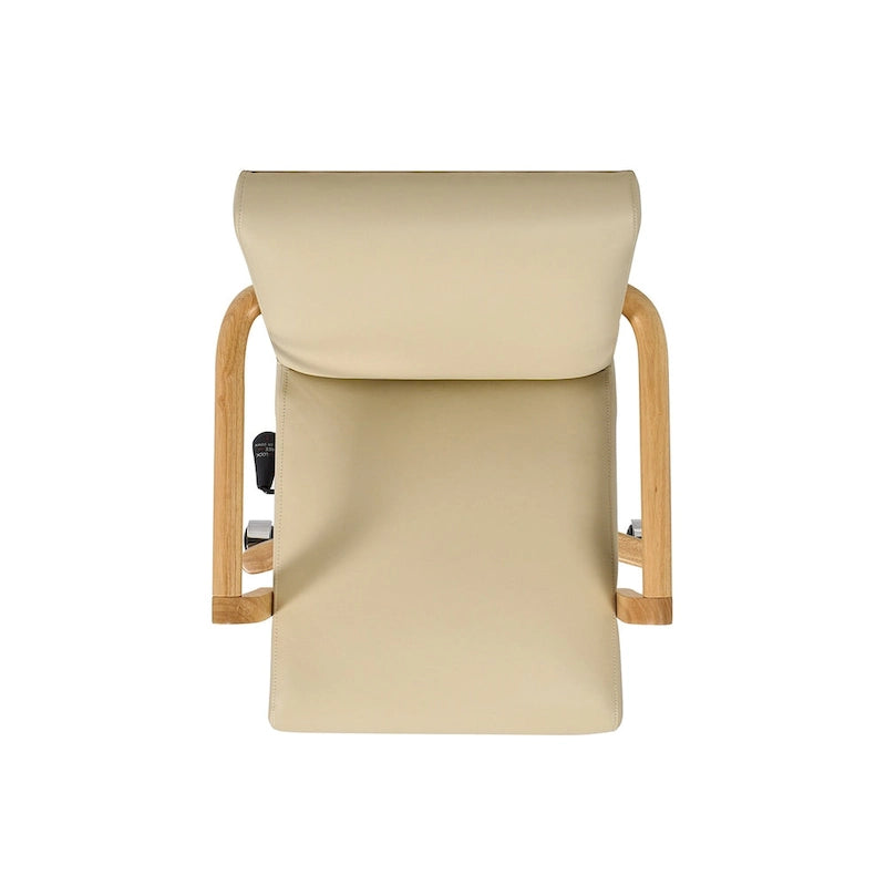 Bureaux et chaises pivotants en cuir de vachette pleine fleur, style ferme moderne