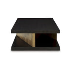 Table basse marron - 60cm de large x 35cm de profondeur x 16cm de haut