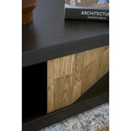 Table basse marron - 60cm de large x 35cm de profondeur x 16cm de haut