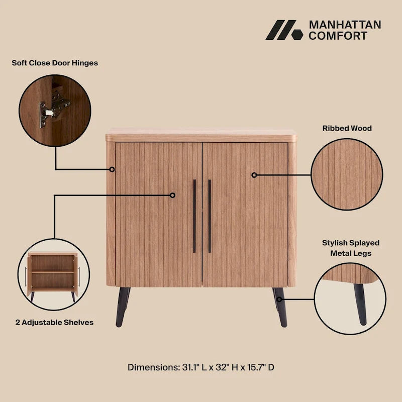 Meuble Décoratif de Style Mid-Century Modern